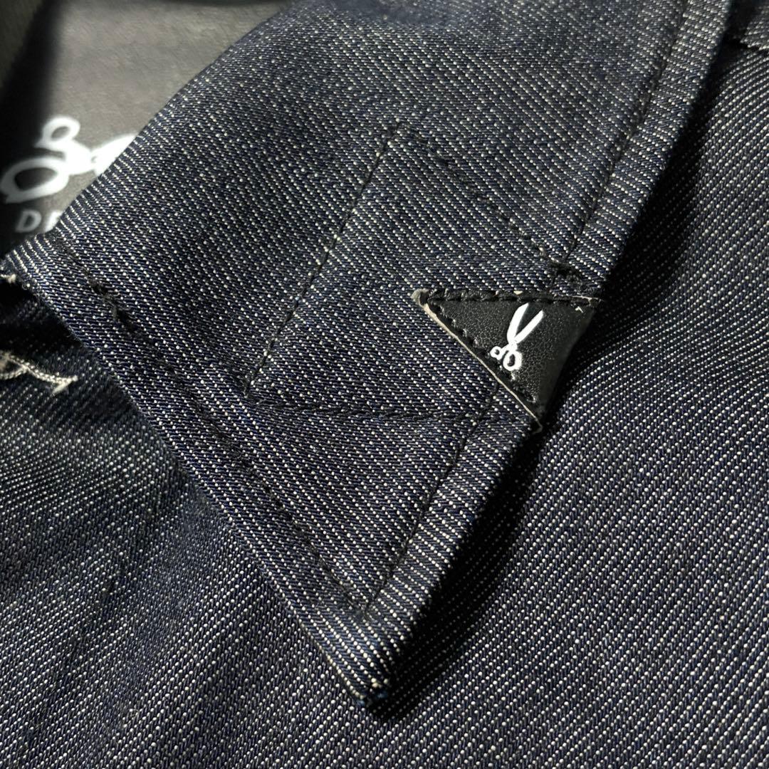 DENHAM デンハム シザー刺繍デニムジャケット Lサイズ