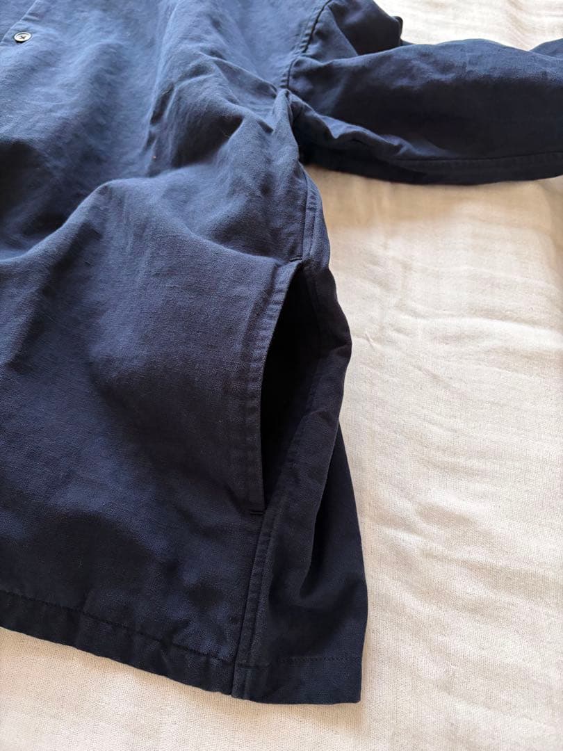 【美品】prit 綿麻シャツジャケット
