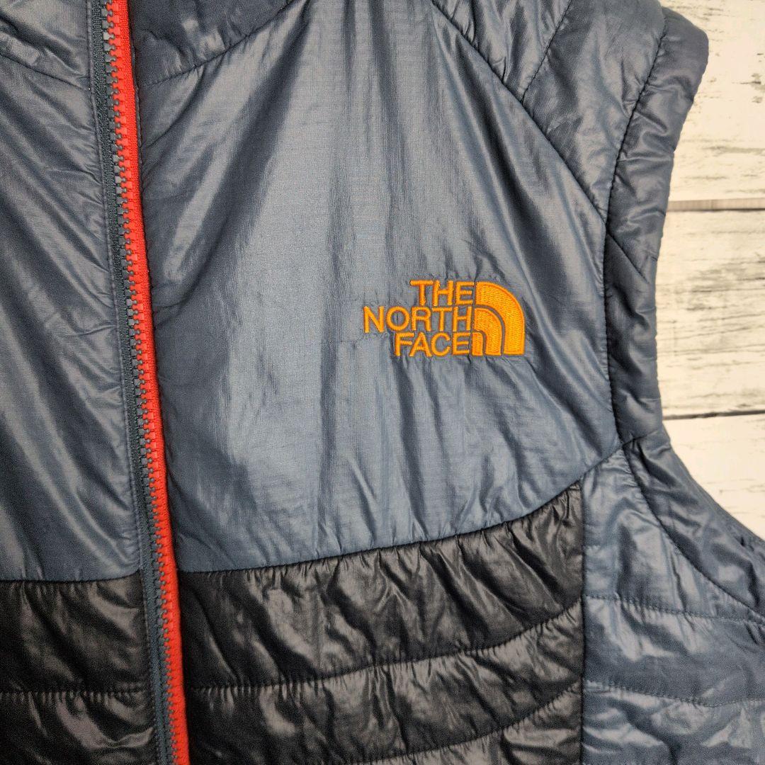 THE NORTH FACE ノースフェイス ダウンベスト 刺繍ロゴ メンズ古着