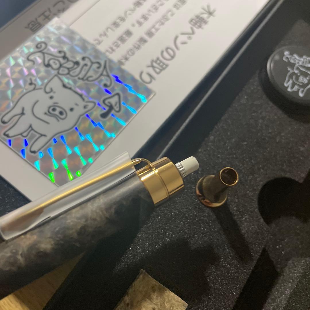 こぶた工房極上花梨瘤青瘤グロテスク0.5mm木軸シャーペン