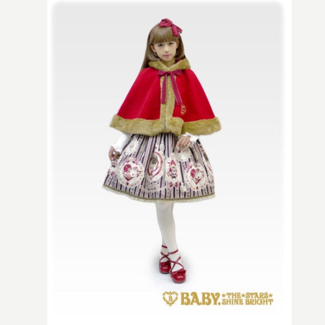 BABY 赤ずきんちゃんケープ ウール 軽い使用感あり