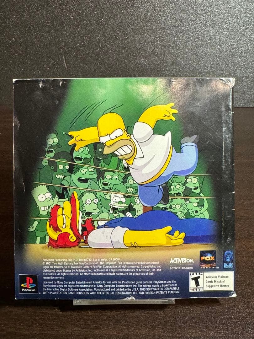 【PS1北米版】The Simpsons Wrestling