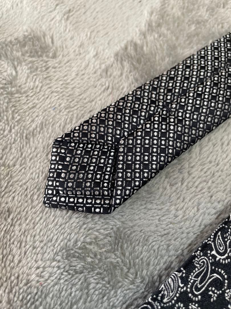⭕️【美品／値下げ】ETRO（エトロ）ペイズリー＆ドット柄（シルク100％）