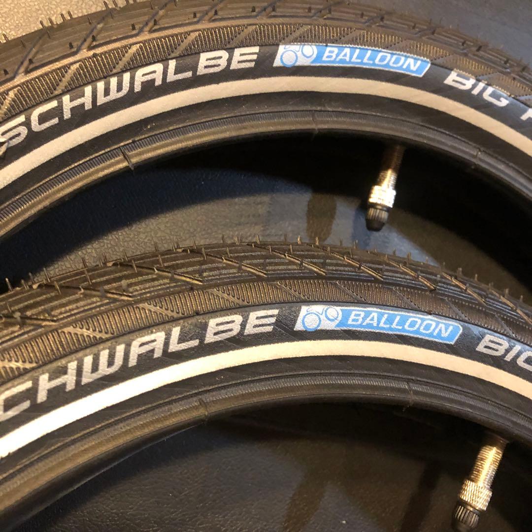 【2本16インチ】SCHWALBE BIG APPLE タイヤセット。