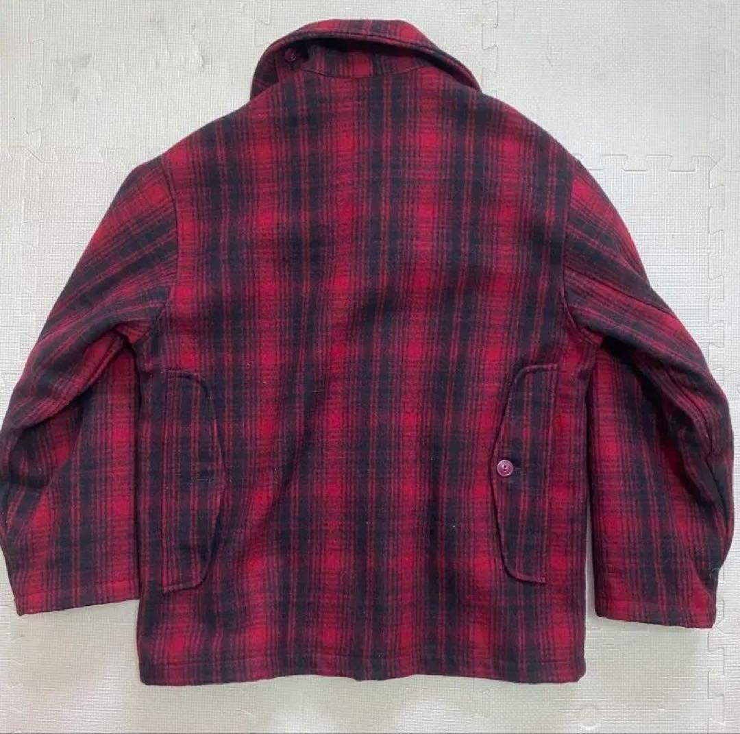 WOOLRICH レッド・ブラックチェックジャケット M
