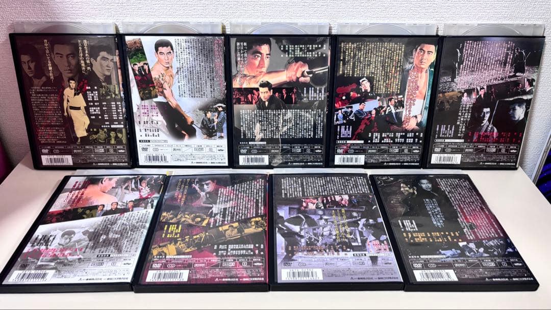 高倉健 DVD セット　昭和残侠伝　日本侠客伝　網走番外地　暗黒街　まとめ　全巻