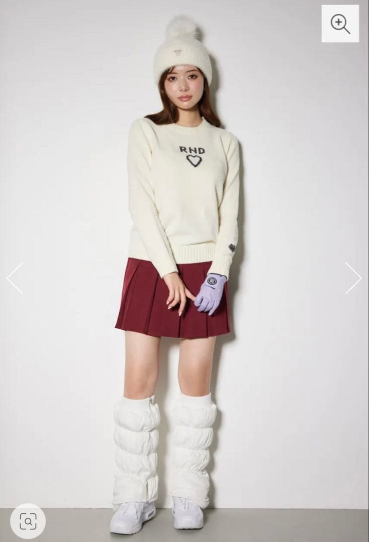 RIENDA GOLF ニット ホワイト Sサイズ