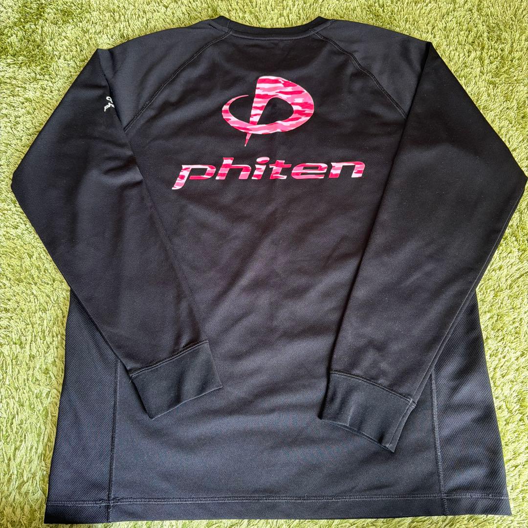 Phiten ロンＴ ピンク 迷彩柄