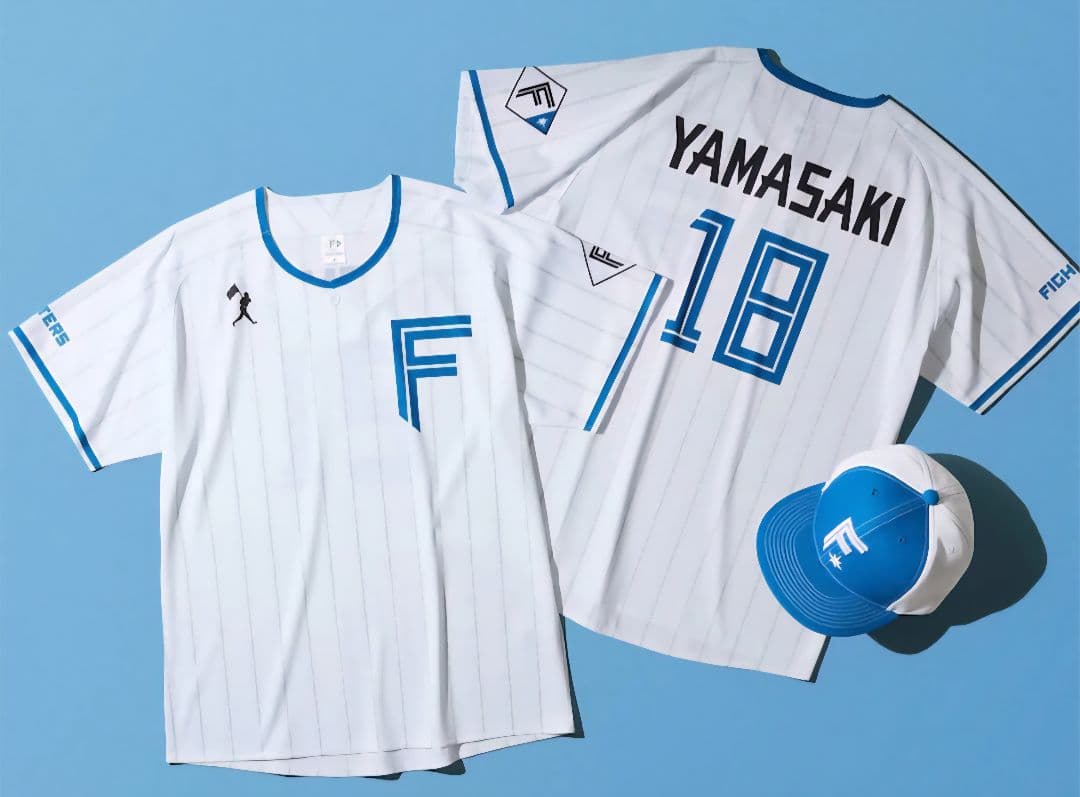 ファイターズ　#18　山﨑福也　プラクティス　レプリカユニフォーム　XL　新品❗