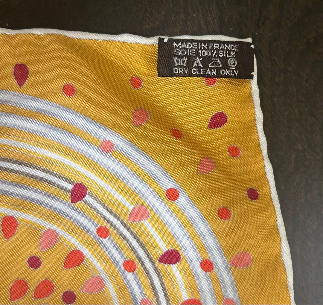 エルメス スカーフ 幾何学模様 シルクスカーフ 約90cm HERMES