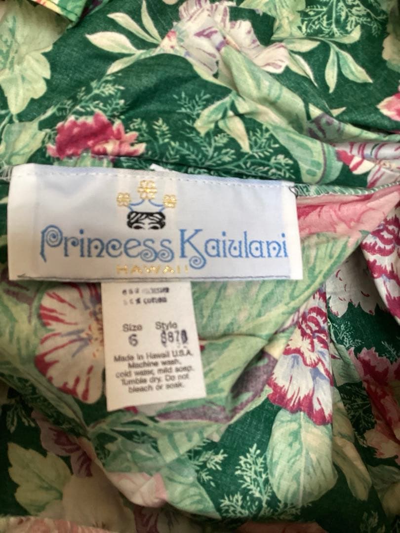 新品タグ付き　Princess Kaiulaniハワイアン　ムームー　フラ衣装