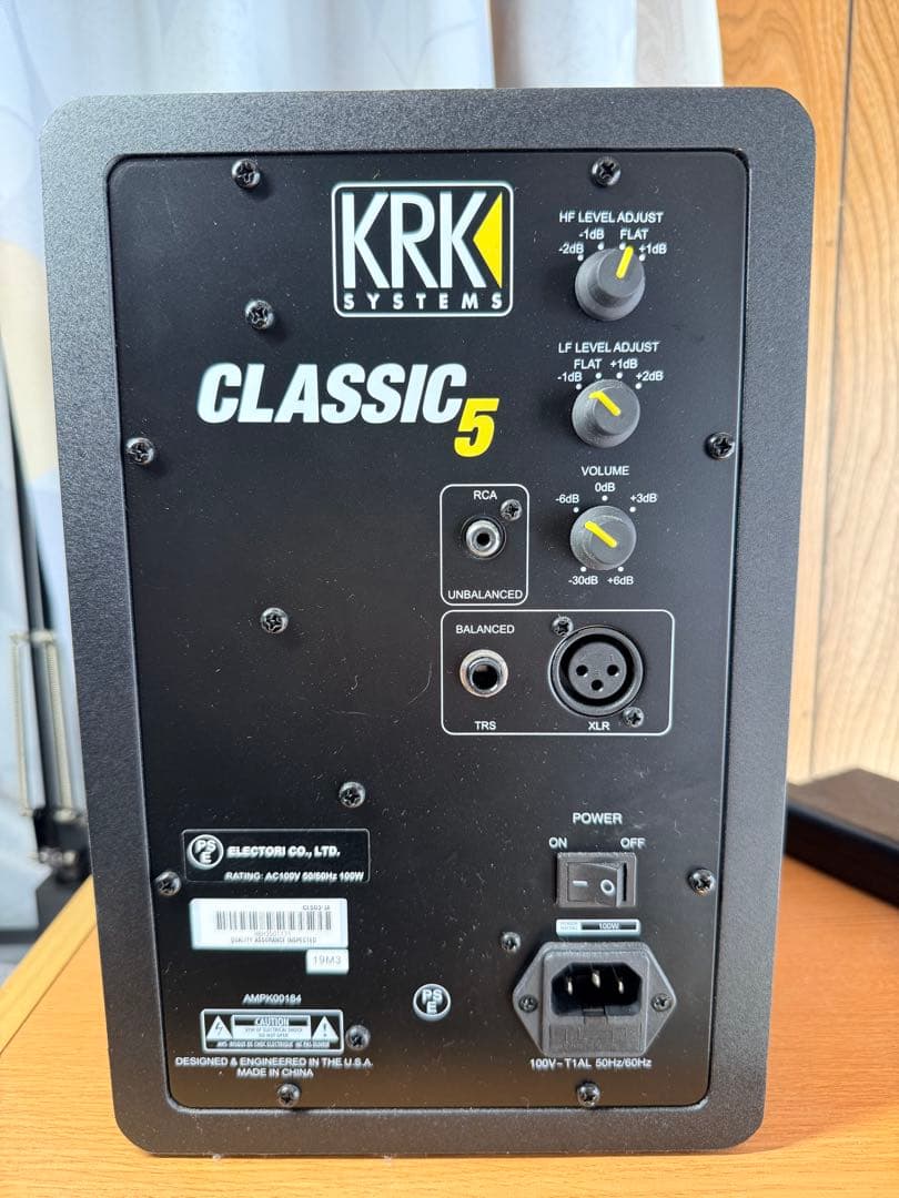 2台 KRK CLASSIC 5 パワードスタジオモニター