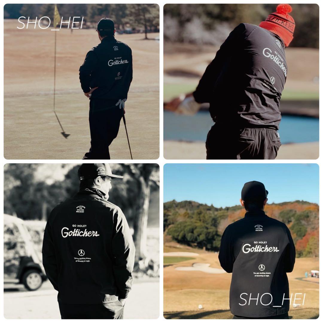 【新品】Golfickers Pullover -Black-（HOLE619）