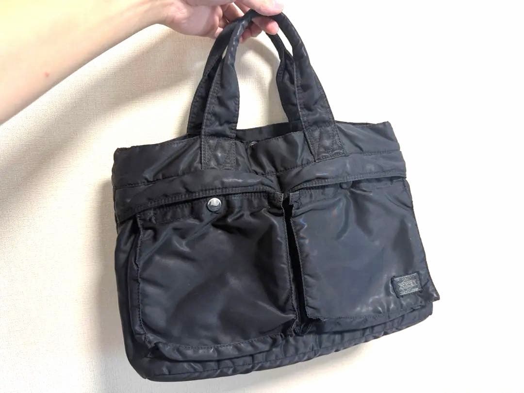 【PORTER/ポーター】シンプルで使いやすい！ブラック・トートバッグ