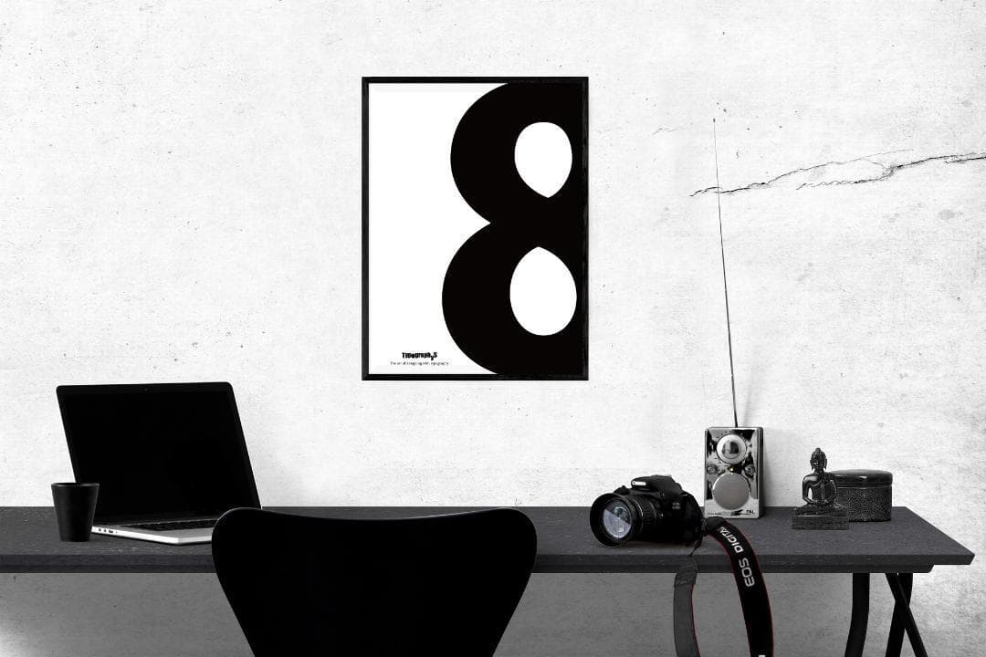 【超大型A1】TYPOGRAPHYSアートポスター（A1サイズ）#8998