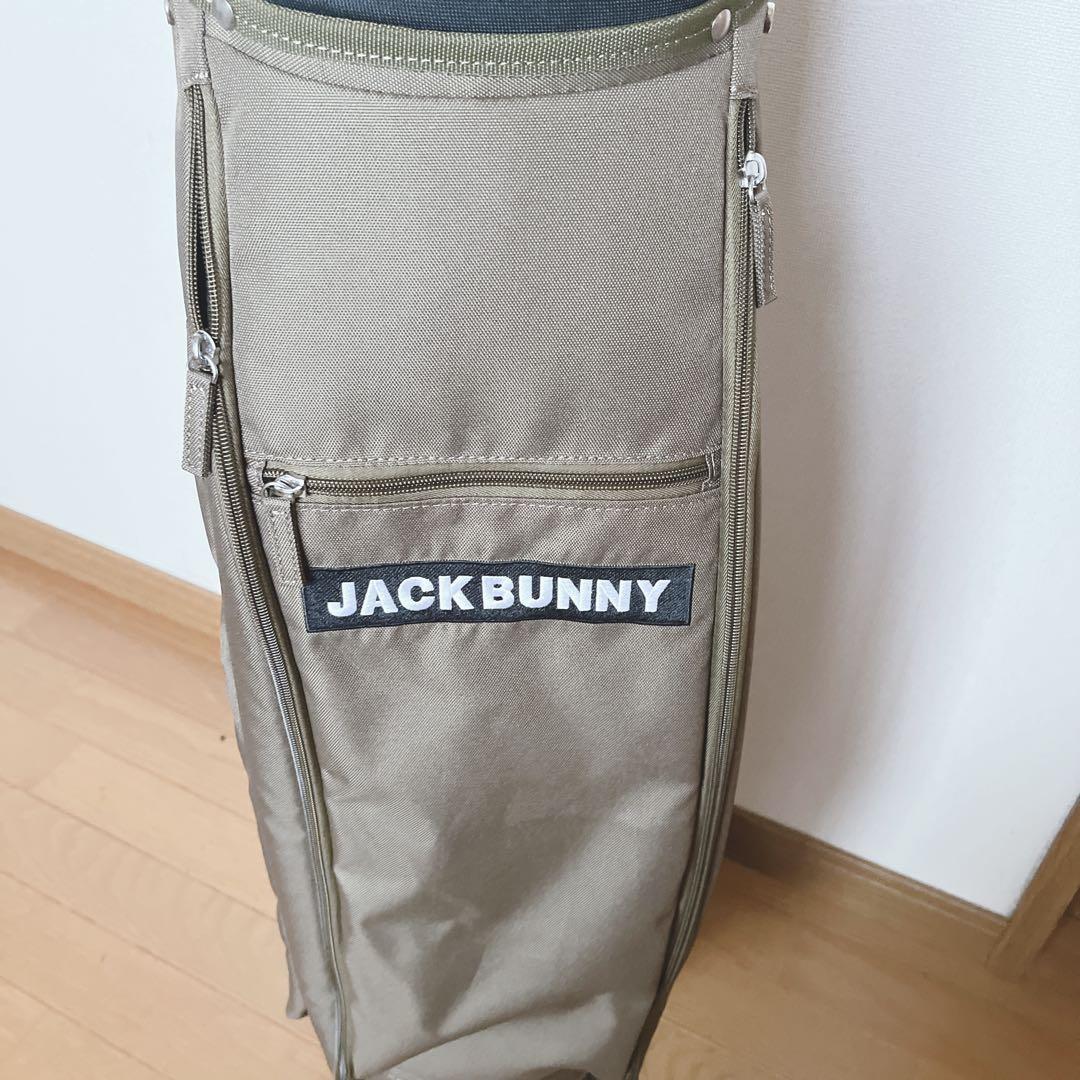 K304 JACK BUNNEY キャディバッグ カーキー色 フード ベルト無し