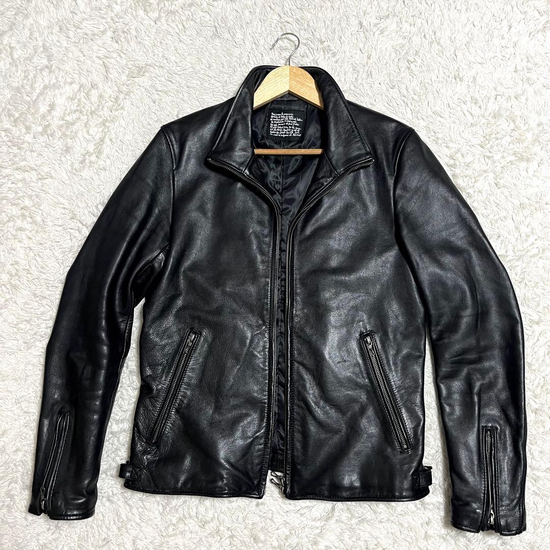 ✨美品✨ナノユニバース レザージャケット THERMOLITE 牛革 Lサイズ