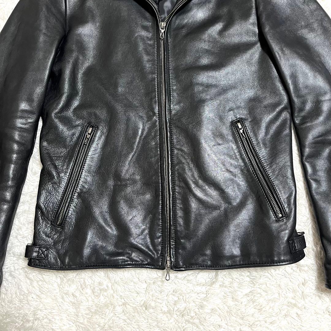 ✨美品✨ナノユニバース レザージャケット THERMOLITE 牛革 Lサイズ