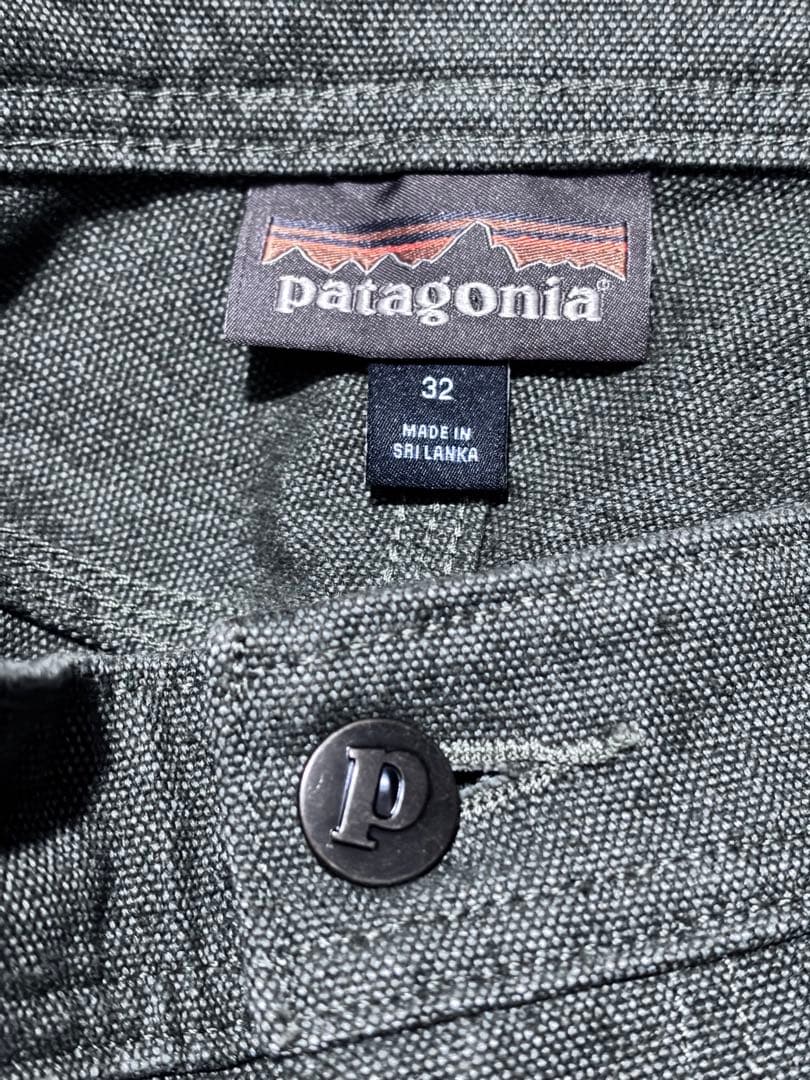 patagonia ワーク　デニム　カーゴ　パンツ グリーン　パタゴニア