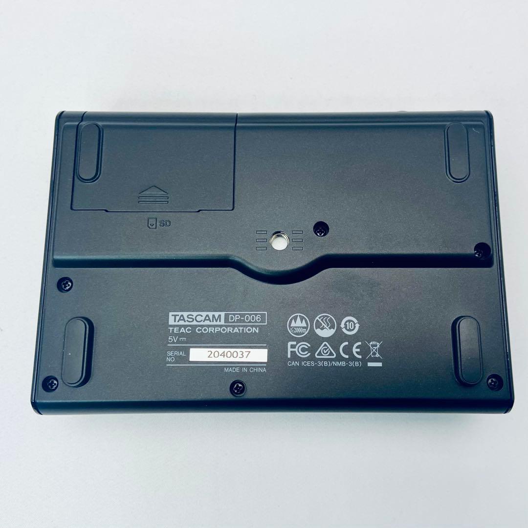 【美品】TASCAM DP-006 マルチトラックレコーダー MTR 電池駆動