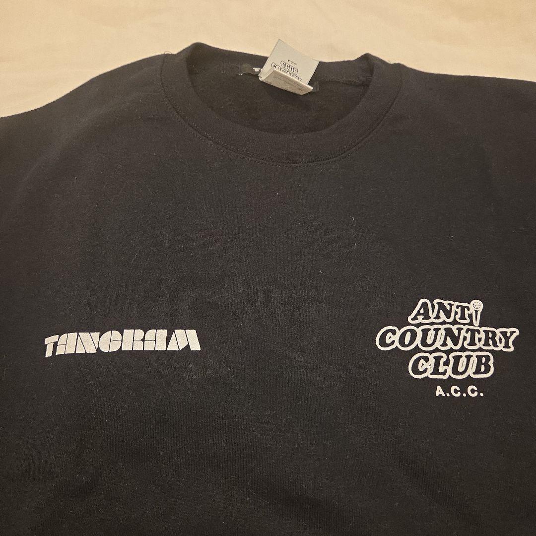 【裏起毛 Lサイズ 】ANTI COUNTRY CLUB × TANGRAM