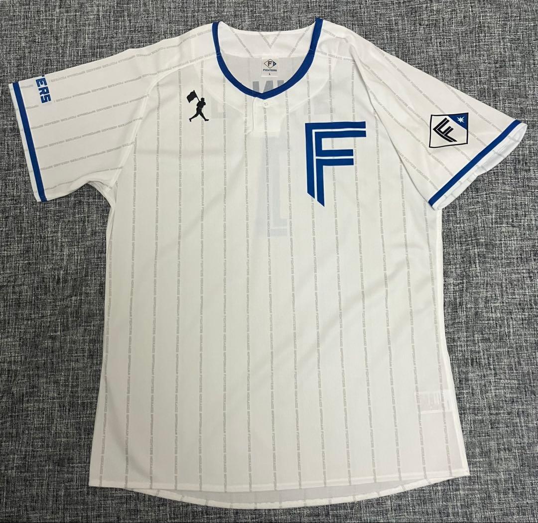 SHINJO 新庄剛志 日ハム プラクティスレプリカユニフォーム L size