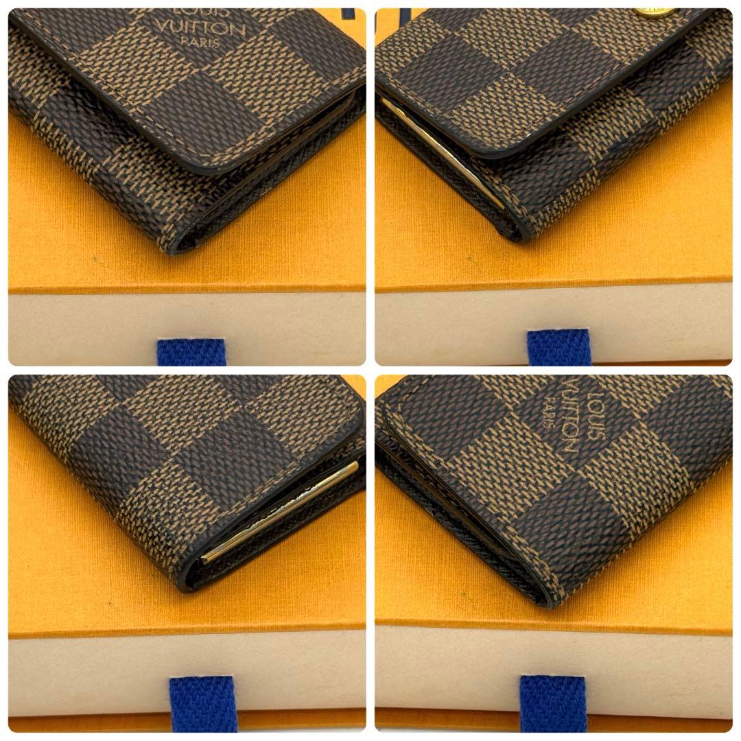 超美品✨ルイヴィトン ダミエ ミュルティクレ4 キーケース4連