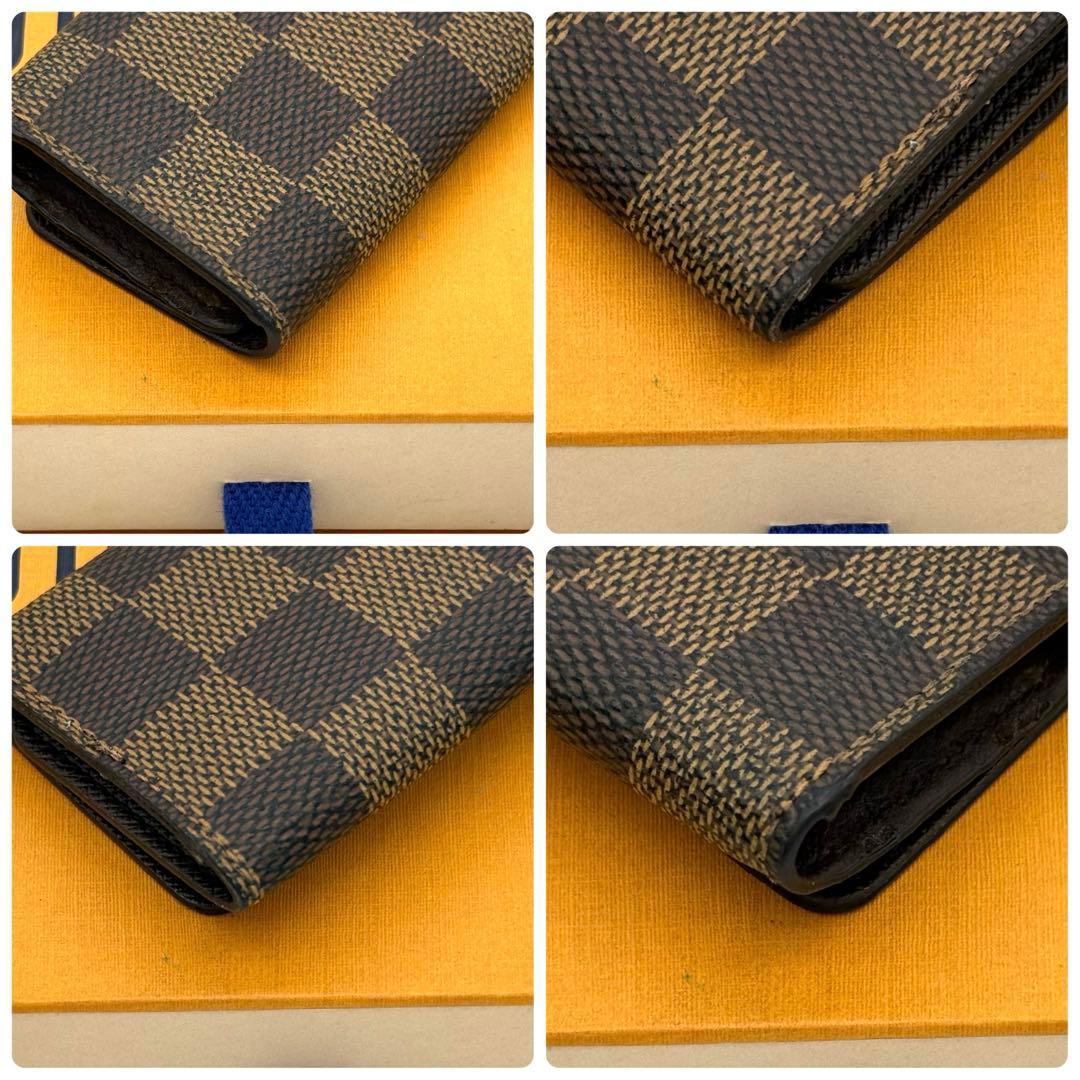 超美品✨ルイヴィトン ダミエ ミュルティクレ4 キーケース4連