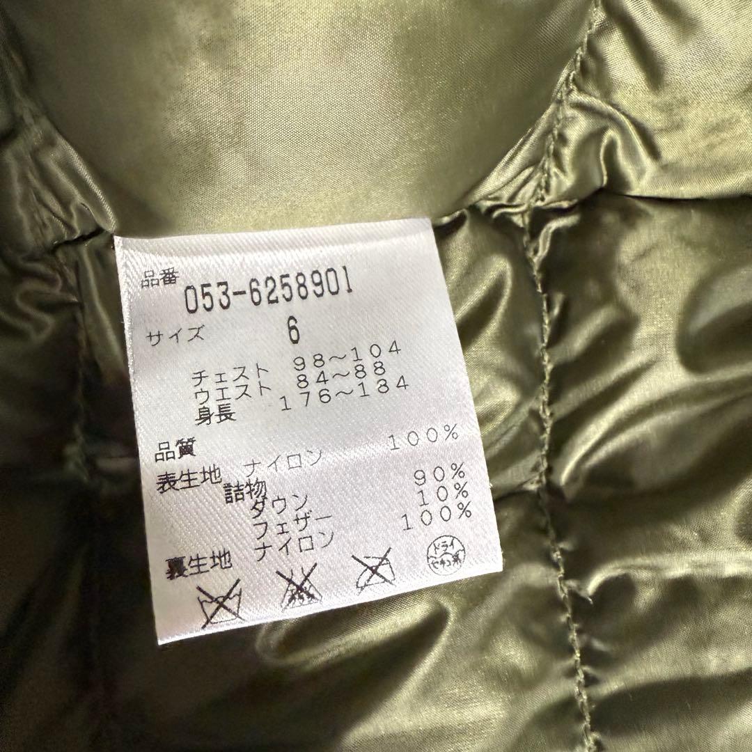 【PEARLY GATES】美品 ダウンベスト カーキ 6サイズ メンズ