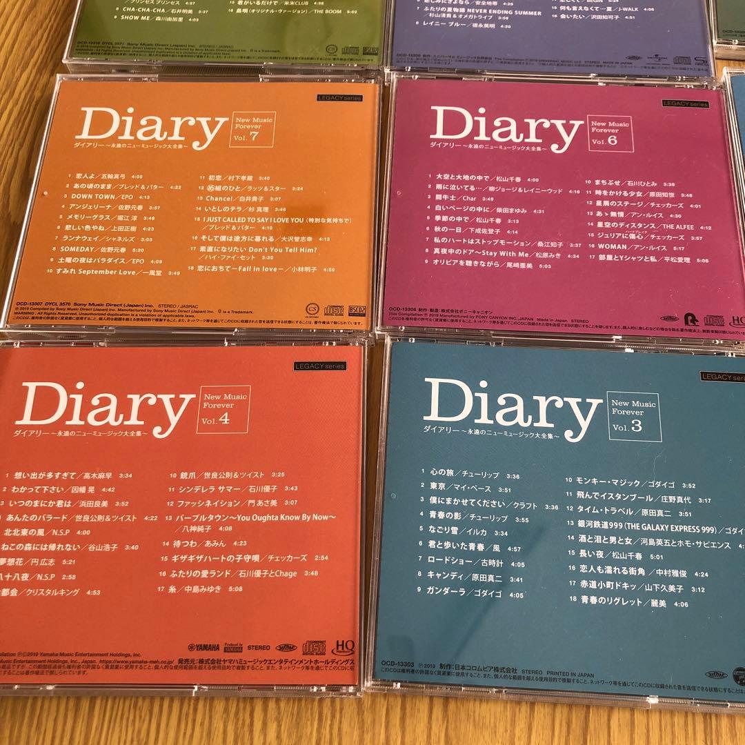 ダイアリー 永遠のニューミュージック大全集 Diary CD