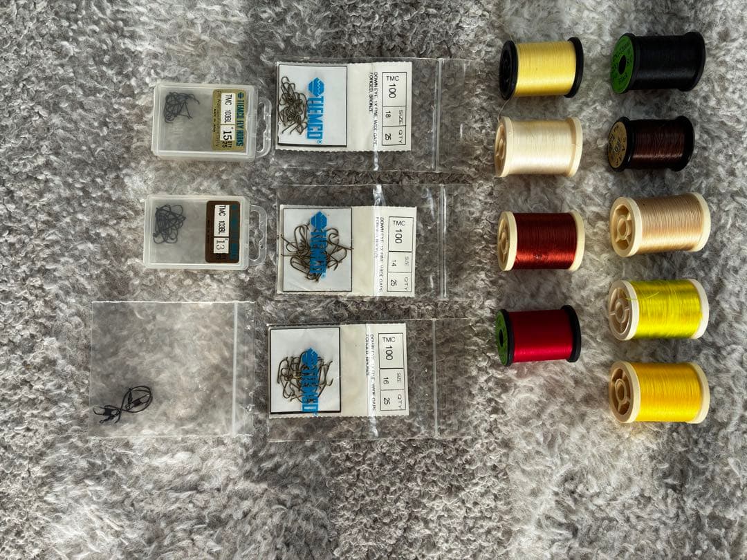 フライタイイングツール&マテリアルセット