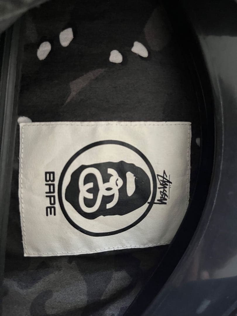 気*！様 超希少　週末限定オークションBAPE STUSSY 迷彩ジャケット