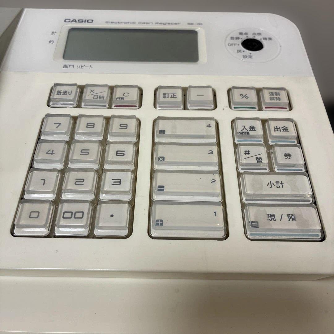 CASIO カシオ SE-G1/NL-100 電子レジスター ホワイト 店舗用品
