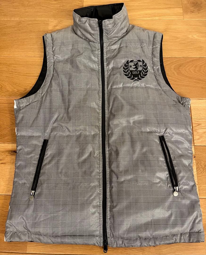Admiral リバーシブル ダウンベスト ブラック・グレー