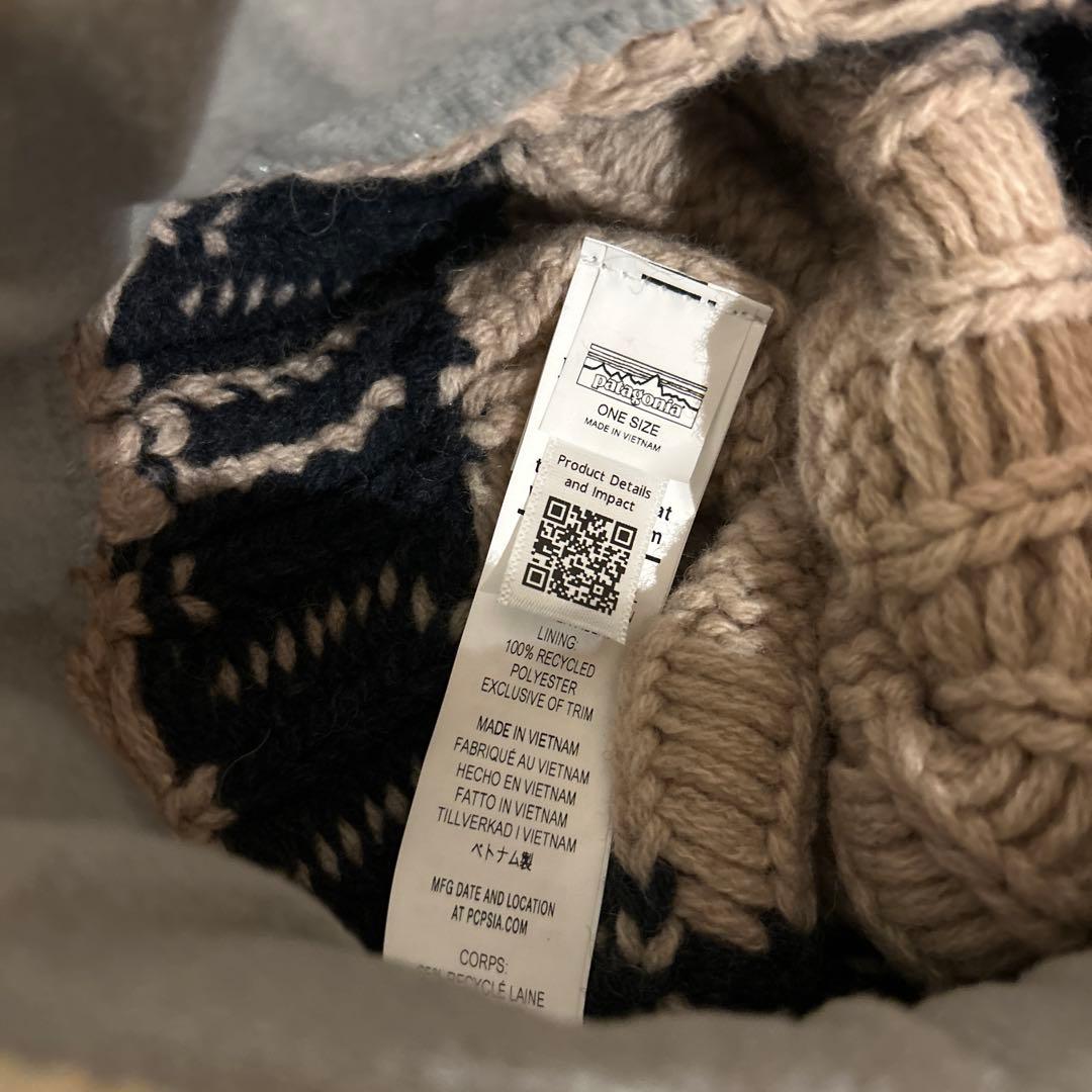 未使用に近い‼️Patagoniaニット帽