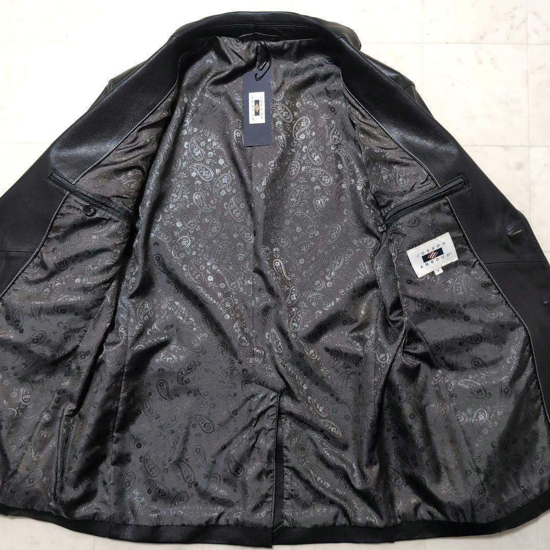 新品 2023年作品 JOSEPH ABBOUD レザーテーラードジャケット
