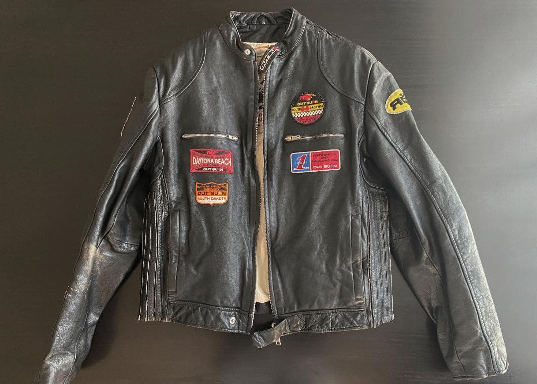 【貴重品】out burn アウトバーン　ライダース　レザー　　No.20