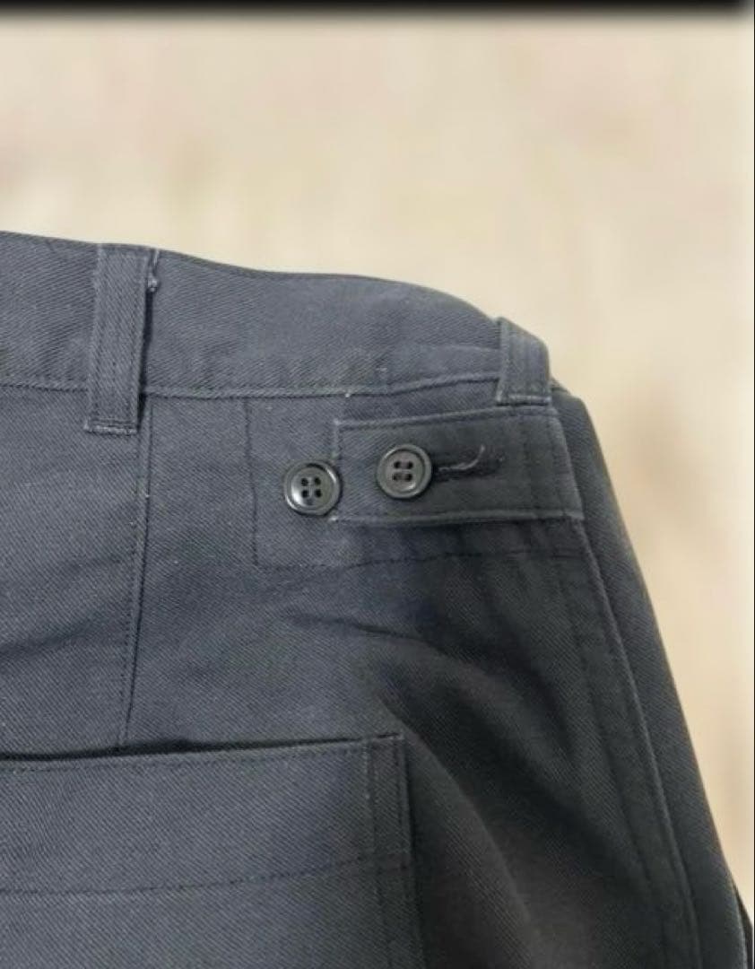 A.PRESSE USAF Hemmed Bottoms ブラック　サイズ1