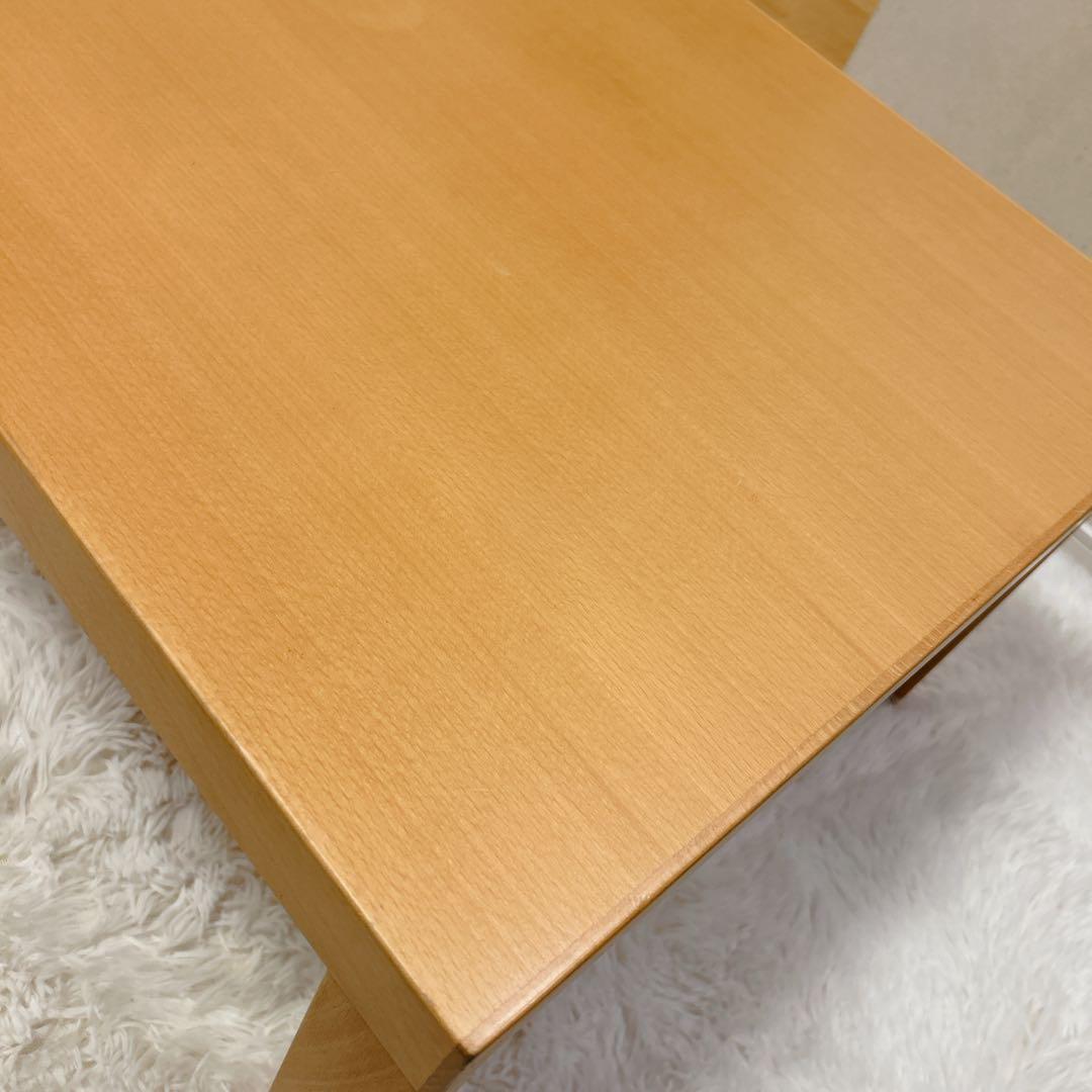無印良品 ローテーブル 90cm 天然木化粧パーティクルボード UV塗装