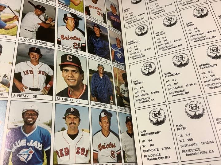 MLB 80年代 オールスターゲーム オフィシャルプログラム 5冊セット