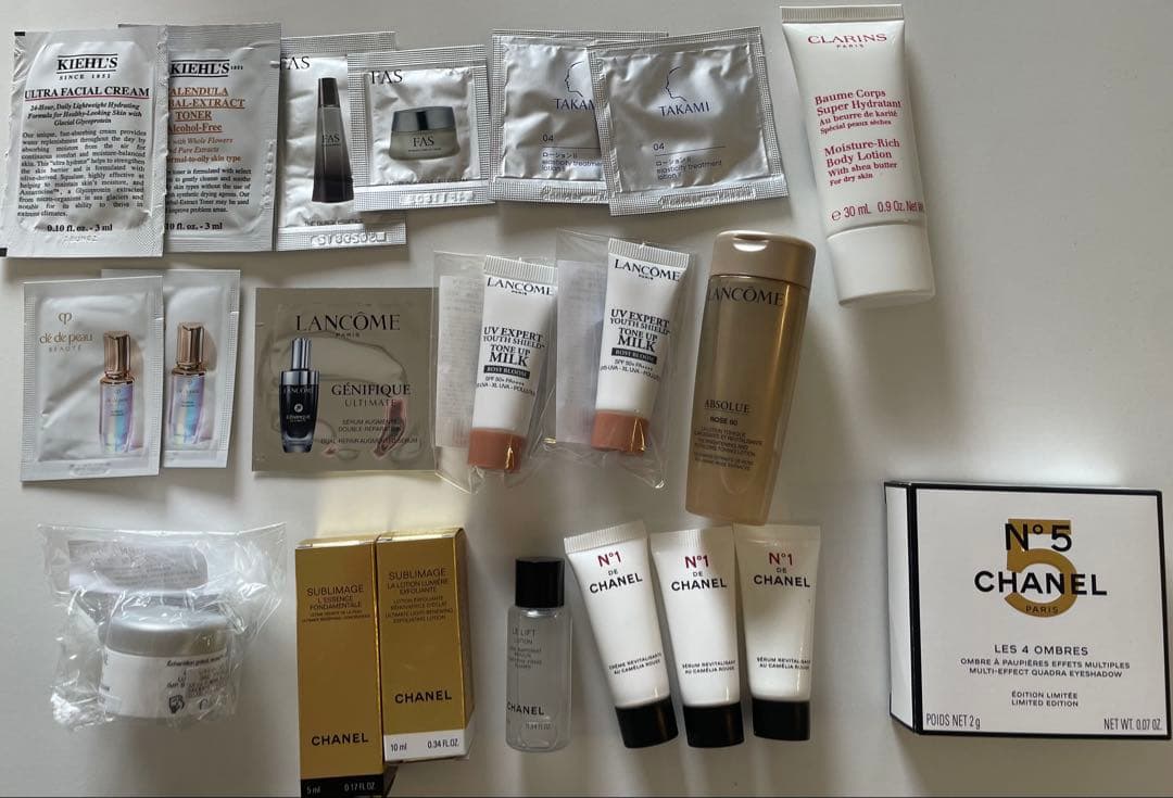 新品CHANEL アイシャドウ&サンプルたっぷり！レキャトルオンブル　NO5