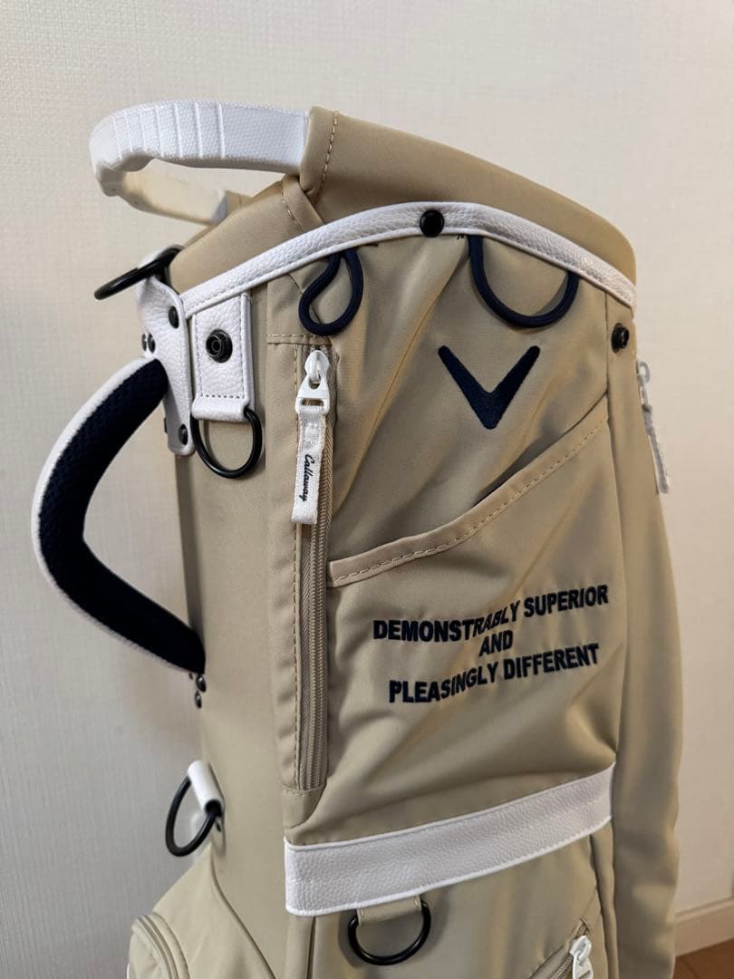 Callaway ゴルフキャディバッグ ベージュ　ユニセックス