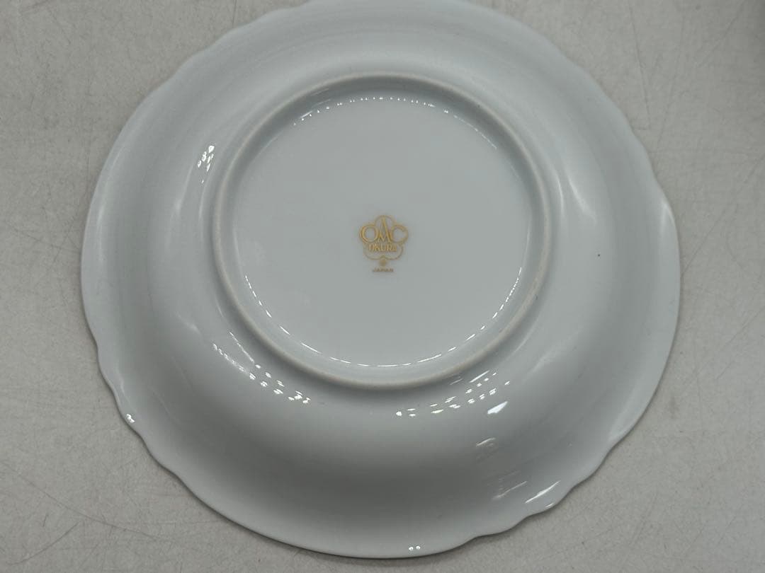 美品　大倉陶園　小皿5点　箱付　送料込み260226
