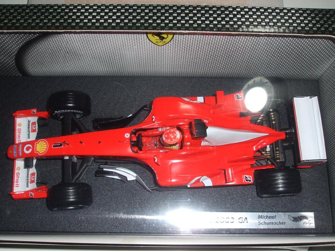 未開封　フェラーリ　２００３－GA　M・シューマッハ　＃１　マテル　 １／１８