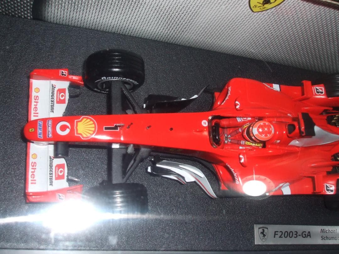 未開封　フェラーリ　２００３－GA　M・シューマッハ　＃１　マテル　 １／１８