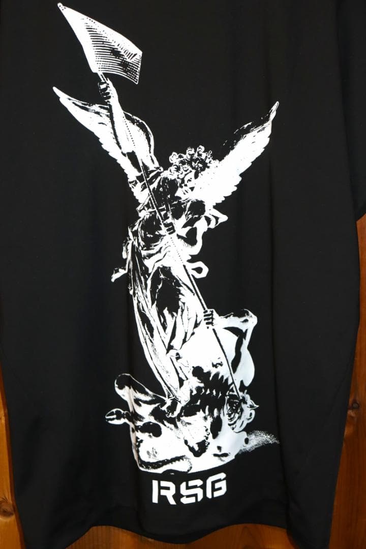 新品 ラッセルノ ゴルフ モックネックシャツ ANGEL (7/2XLサイズ)Ⓗ