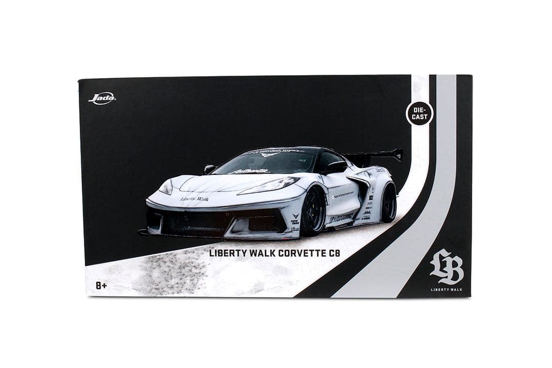 JADA 1/24 ジェットファイター リバティウォークコルベットC8 LBWK