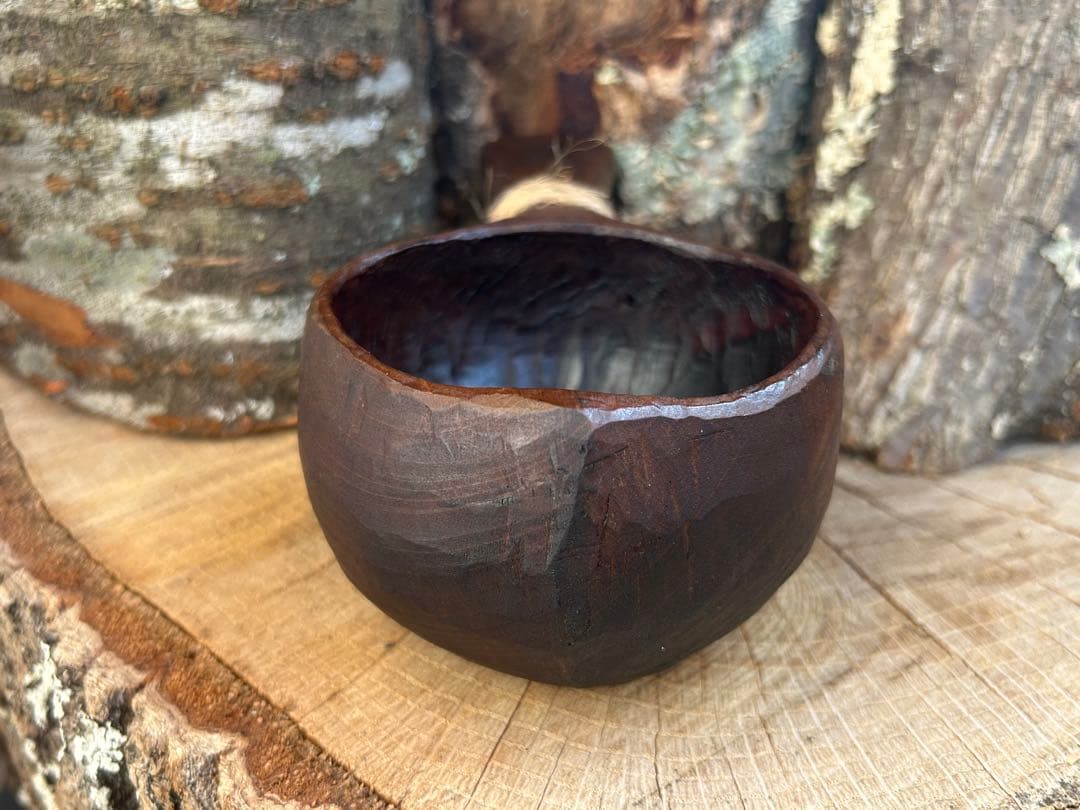 カローラ　suns wood ククサ　ホオノキ　漆塗り　一点もの