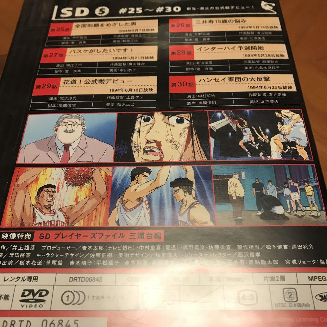 スラムダンク　DＶDレンタル落ち　映画化決定です　八村塁も大ファン