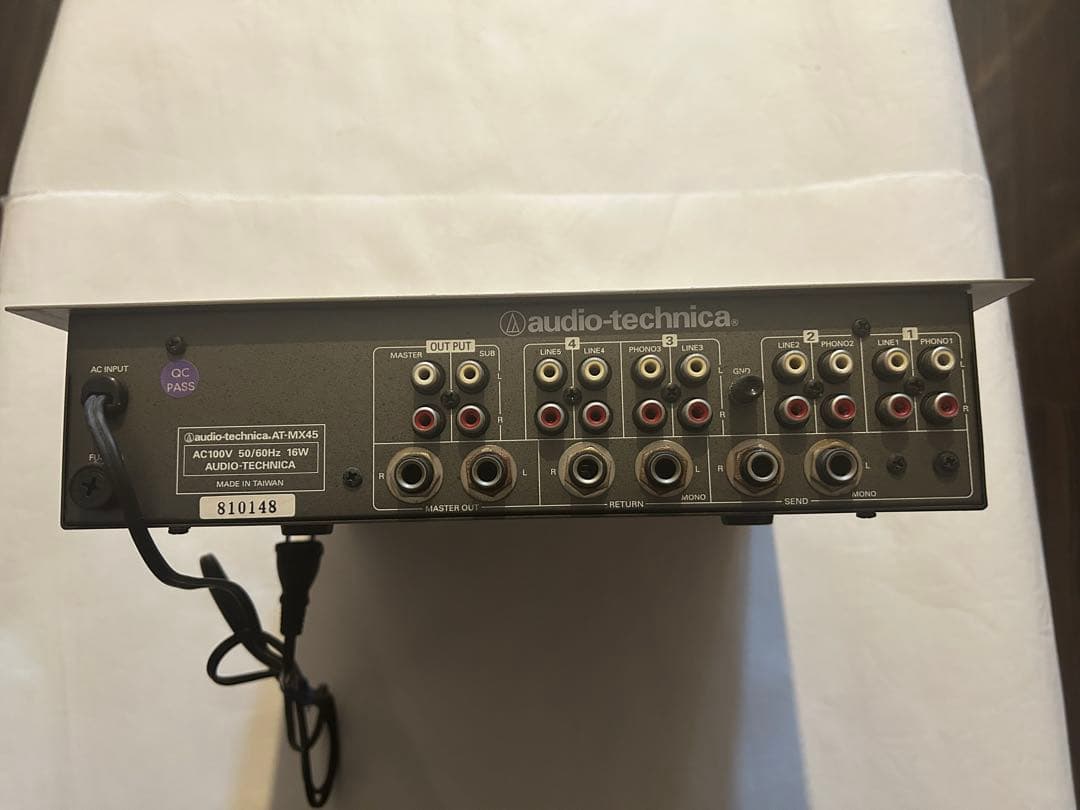 Audio Technica MX45 4ch 4チャンネルDJ MIXER